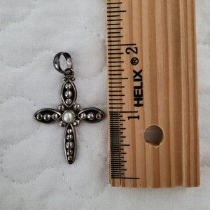 Silpada Cross Charm for Necklace (2" length)